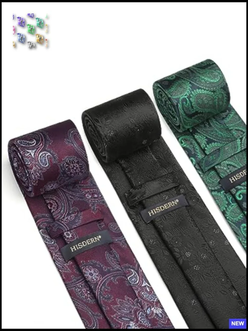Microfiber Tie Set Formal Business Elegant Wedding Pocket Square Collection
